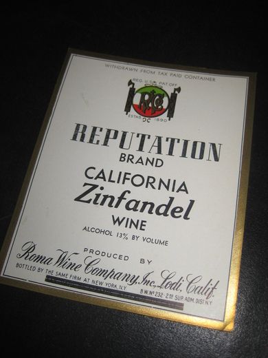 ZINFANDEL.