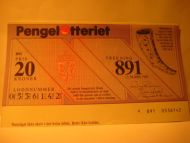 1988, Trekning 891,                   Nr. 0536142.