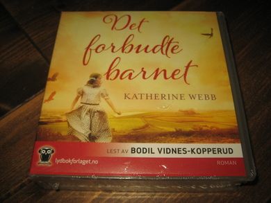 WEBB, KATHERINE: Det forbudte barnet. Let av Bodil Vidnes Kopperud, 16 CD, ca 20 timer. Uåpna. 