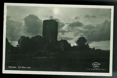 Sigtuna. St. Pers ruin.