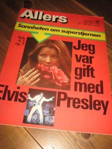 1974,nr 038, Allers. ELVIS PRESLEY.