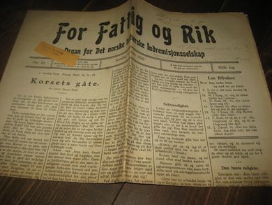 1930,nr 010, For Fattig og Rik.