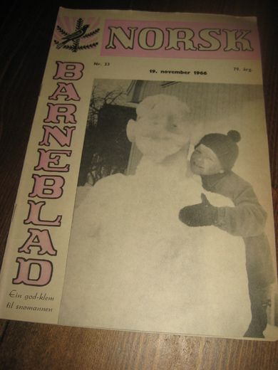 1966,nr 023, NORSK BARNEBLAD.