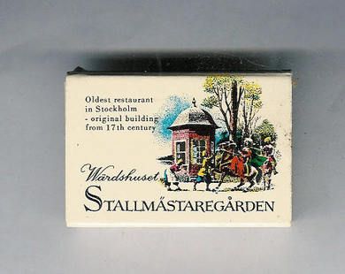 Fyrstikkeske med innhold, Wardshuset STALLMASTREGÅRDEN