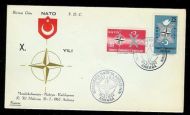 1962, 13.2,                               FDC fra Tyrkia.