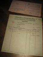 NORSK ENGELSK TOBAKKFABRIKK (NETO),  13.9.55 Med postgiro kvittering stempla BLAKSÆTER 19.9.55.