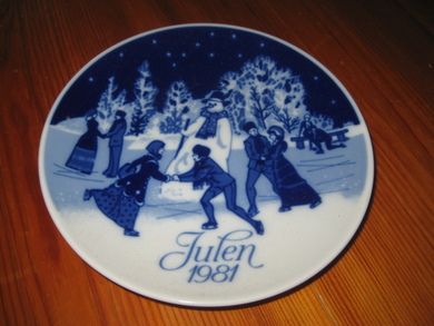 1981, Juleplatte fra Porsgrunn, Julemoro på isen.