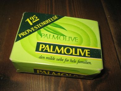 PALMOLIVE, prøvestørrelse, 70 tallet.