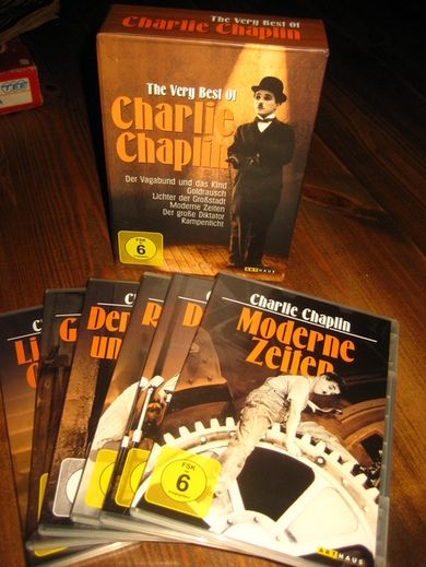 The Very Best of Charlie Chaplin. 6 DVD. 