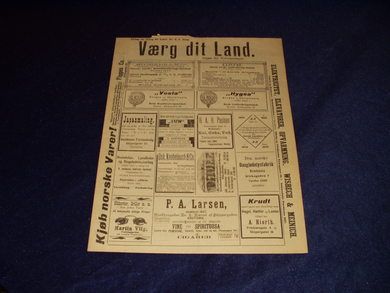 1898,nr 003, Værg dit Land