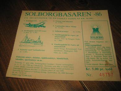 SOLBORGBASAREN, STAVANGER, 1986.