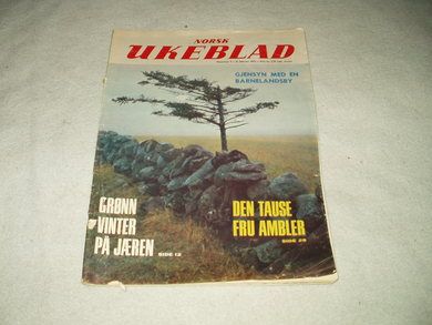 1972,nr 007,                      NORSK UKEBLAD.