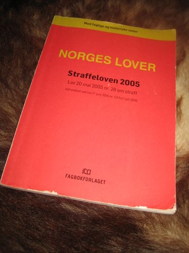 NORGES LOVER. Straffeloven 2005. 2016.