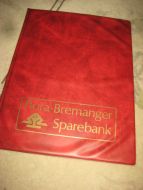 Arkivmappe fra Flora - Bremanger Sparebank, 60 tallet. 