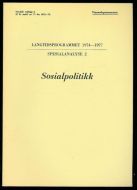 Sosialpolitikk. 1974-77.