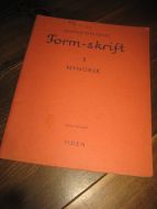 BJERKENES: Form skrift. 5. Nynorsk. 1959.