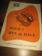 MAUR I HUS OG HAGE. 1957. 