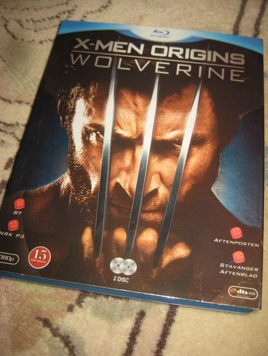 VOLVERINE. BLUE RAY. 2009, 15 ÅR, 107 MIN.