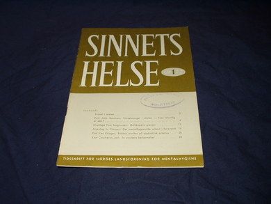 1972,nr 001, SINNETS HELSE