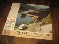 Kallender fra ESSO BENSINSTASJONEN, RINGSTAD HANDEL, STRANDA. Tlf 162, 1967.