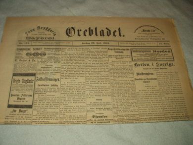 1905,nr 174, Ørebladet.