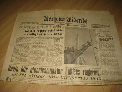 1945,nr 172, Bergens Tidende.