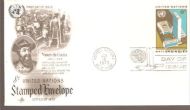 1973, FDC UNITED NATIONS,  Vasco da Gama, 12. januar