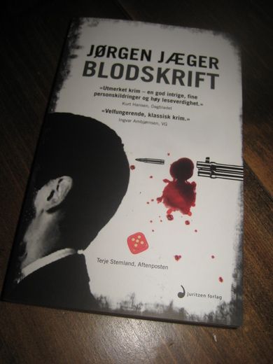 JÆGER, JØRGEN: BLODSKRIFT. 2007. 