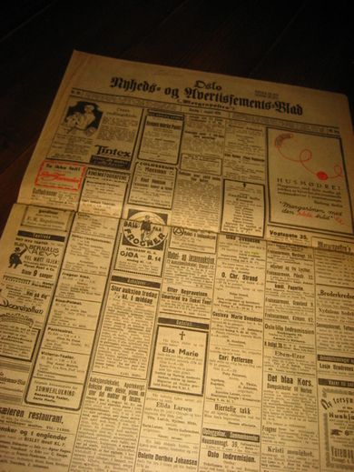 1929,nr 181, Oslo Nyheds- og Avertissements Blad.