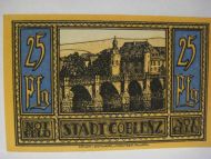 1921, 25 pf. STADT COBLENZ.