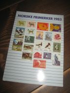 1983, Norske frimerker. Utgitt av postverket. TMF/1181.