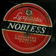 NOBLESS Lyxpasta fra ALGRENS TEKN. FABRIK, GEVLE.