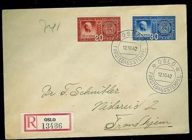 1942, 12.10, EUROPEISK POSTFORENING