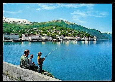 Strøkent kort fra Stranda, Sunnmøre.