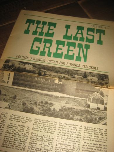 THE LAST GREEN. 1973.