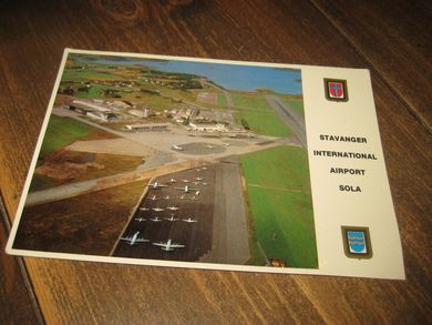 STAVANGER INTERNASJONALE AIRPORT. SOLA.  1985.