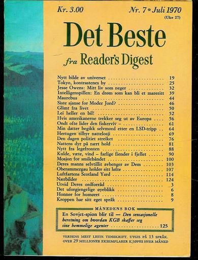 1970,nr 007, Det Beste fra Reader's Digest.