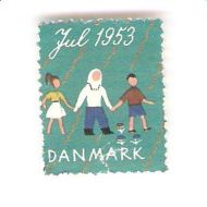 1953, DANSK JULEMERKE.