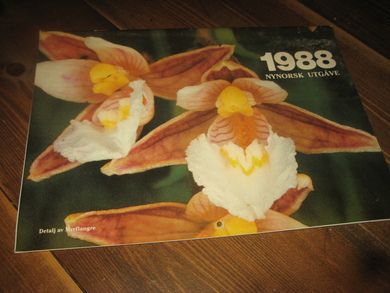 1988, Kooperativ Veggkalender. NYNORSK. 