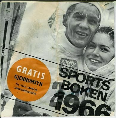 Reklamesak for SPORTSBOKEN 1966.