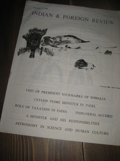 1968,nr 005, INDIAN & FOREIGN REVIEW.