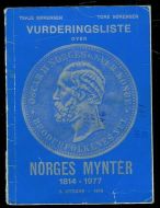 1977, SØRENSEN:             NORGES MYNTER. VURDERINGSLISTE.