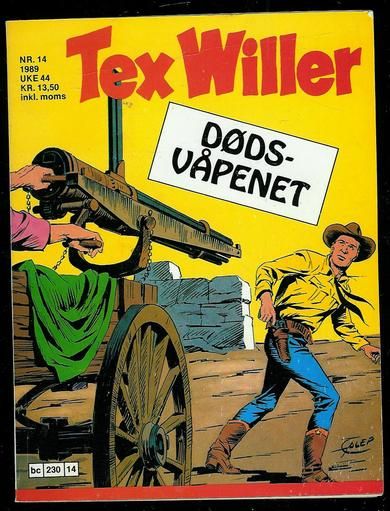 1989,nr 014,                     TEX WILLER.