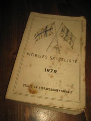 NORGES SKIBSLISTE, 1979. Utgitt av Sjøfartsdirektoratet. 430 sider. 