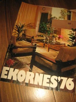 EKORNES KATALOGEN 1976. Fra Førde Varehus. 