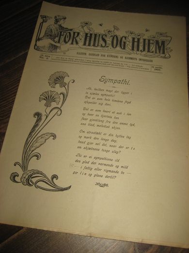 1907,nr 006, FOR HUS OG HJEM.