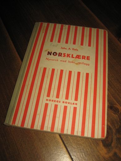 DALE: NORSKLÆRE. 1965