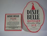 DIXIE BELLE. GIN.