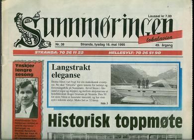 1995,nr 038, Sunnmøringen