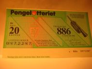 1988, trekning 886,                    Nr. 0972287.